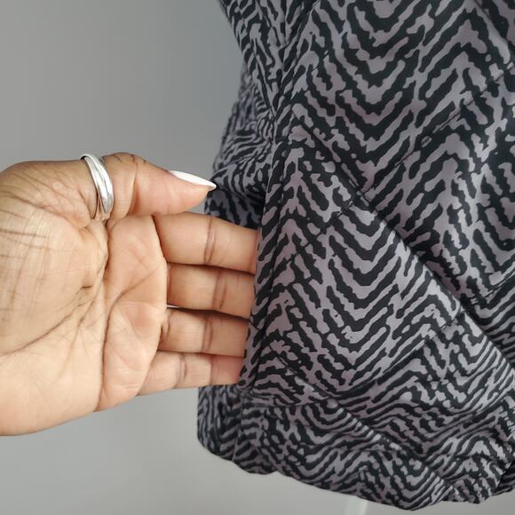 Croft & Barrow Women's Patterned Lightweight Puffer Vest S - Picture 4 of 9